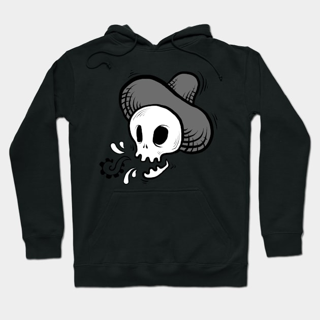 cowboy skull Hoodie by American VIP